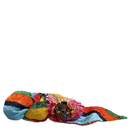 Multicolor Floral Crystal Embellished Diadem Headband