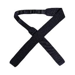 Dark Blue Silk Adjustable Necktie Tie