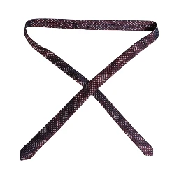 Red Blue Circles Silk Adjustable Necktie Tie