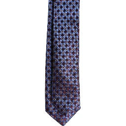 Multicolor Circles Silk Adjustable Necktie Tie