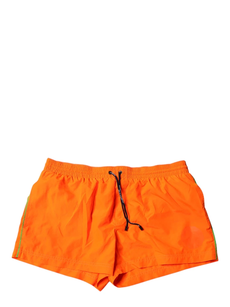Orange Polyester Beachwear Shorts 2Pc Swimwear alternative