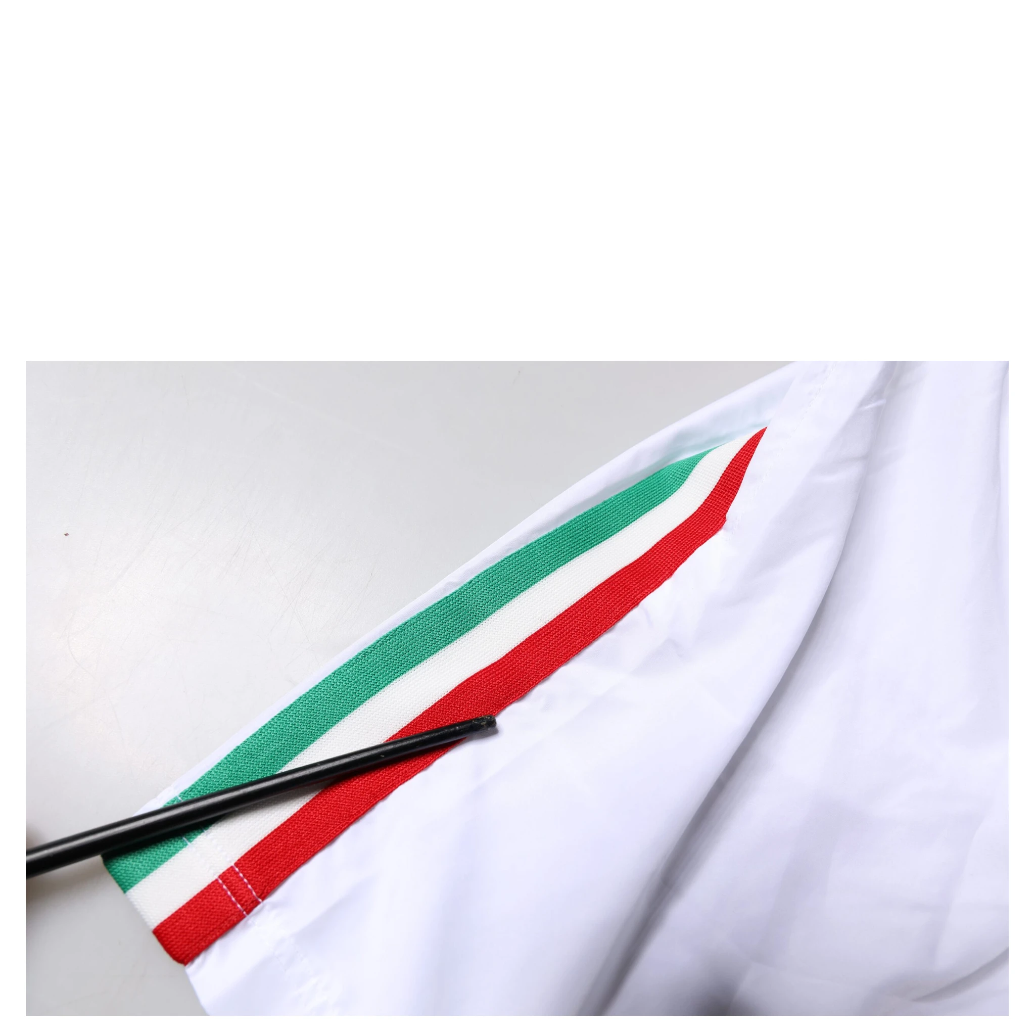 White Stripes Beachwear Shorts 2 Pc Swimwear