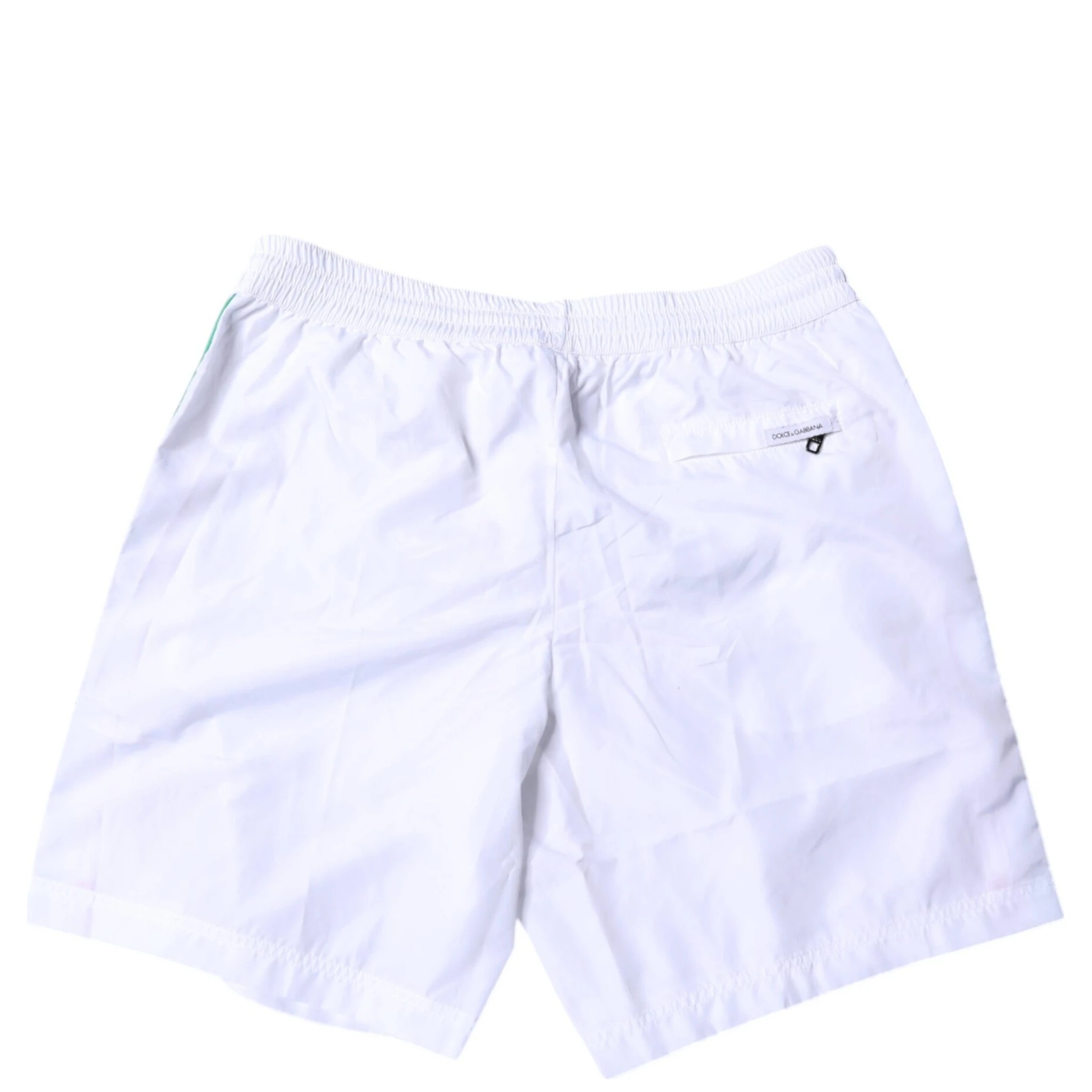 White Stripes Beachwear Shorts 2 Pc Swimwear