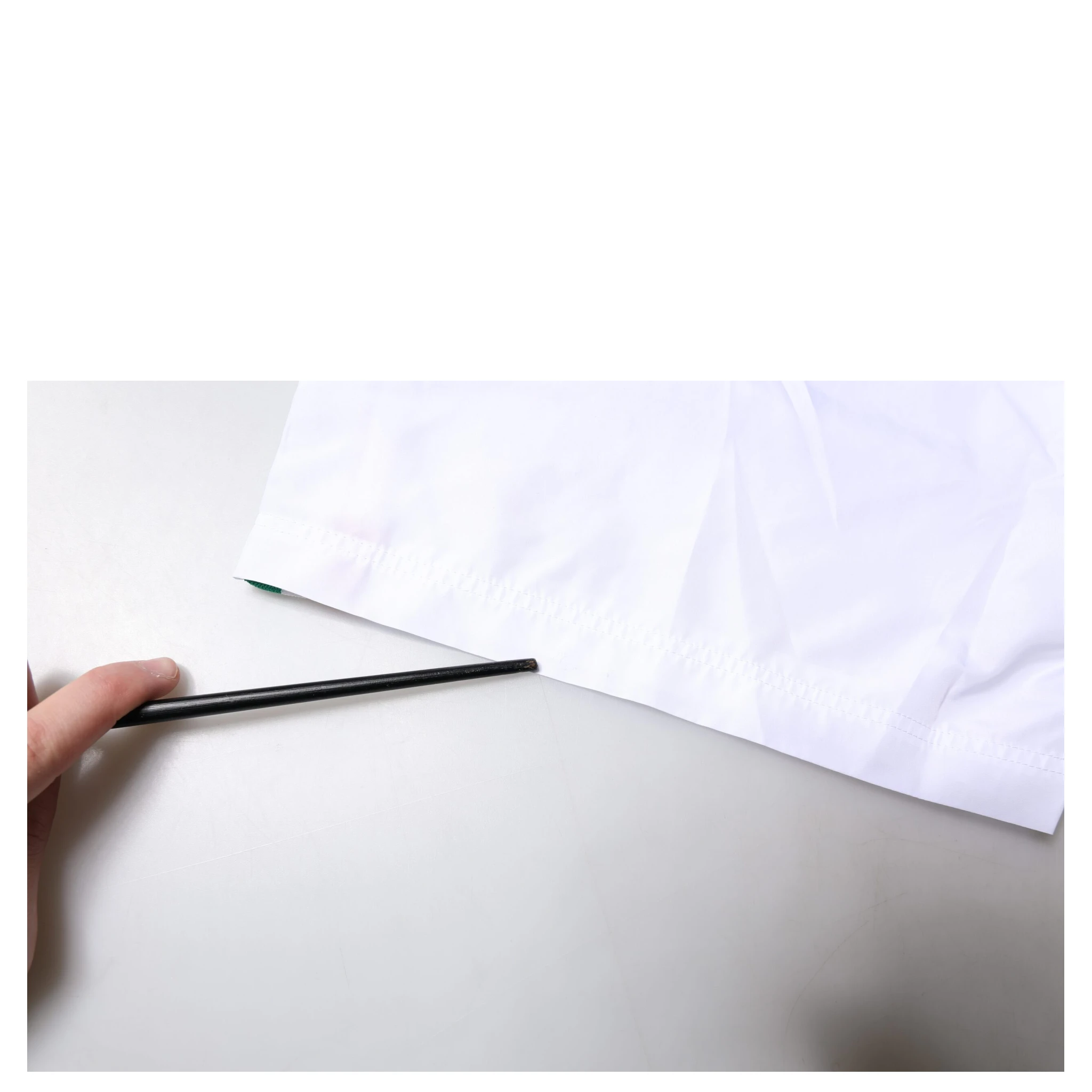 White Stripes Beachwear Shorts 2 Pc Swimwear