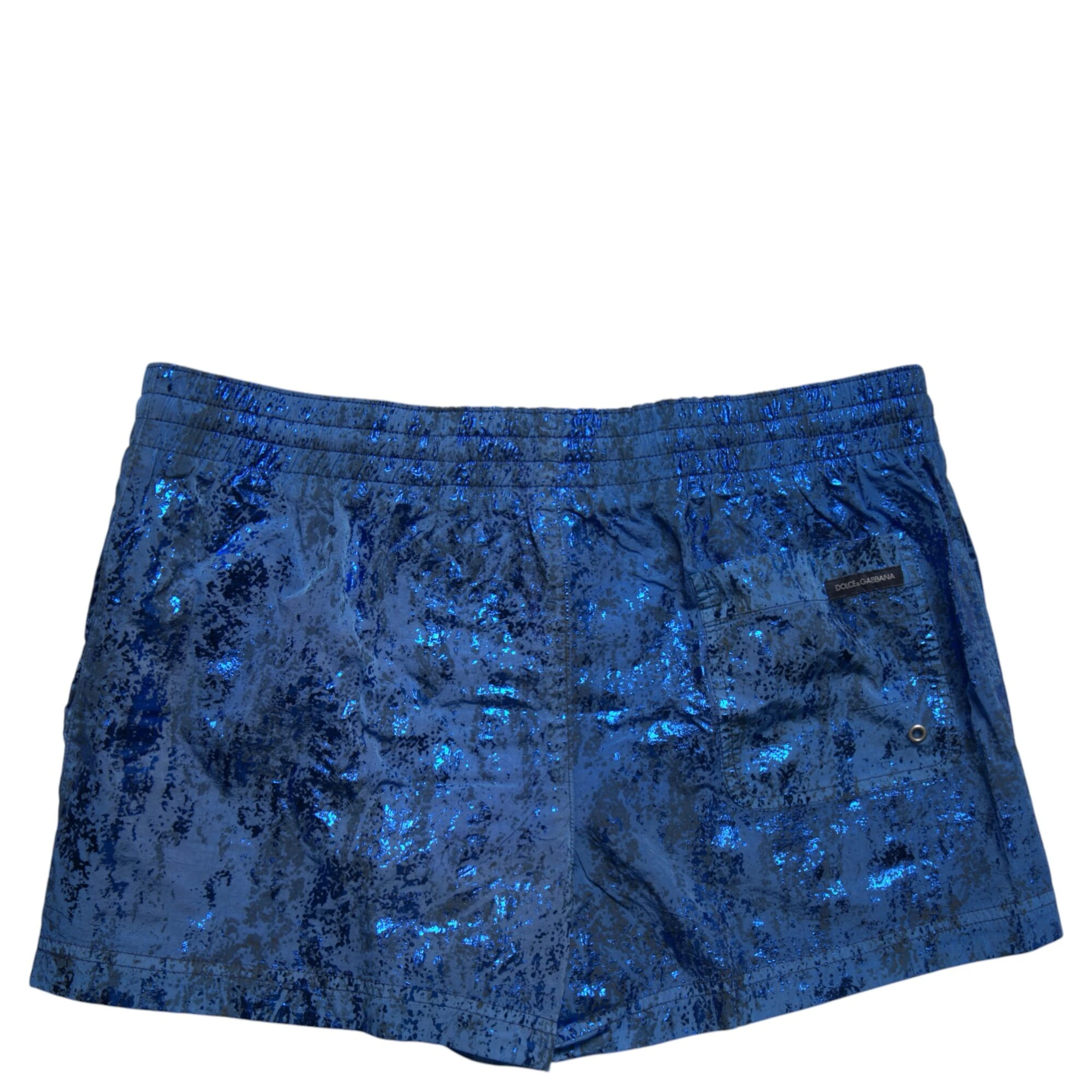 Blue Nylon Beachwear Swim Shorts 2Pc Swimwear