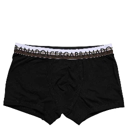 Black Cotton Stretch Regular Boxer Underwear