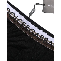 Black Cotton Stretch Regular Boxer Underwear
