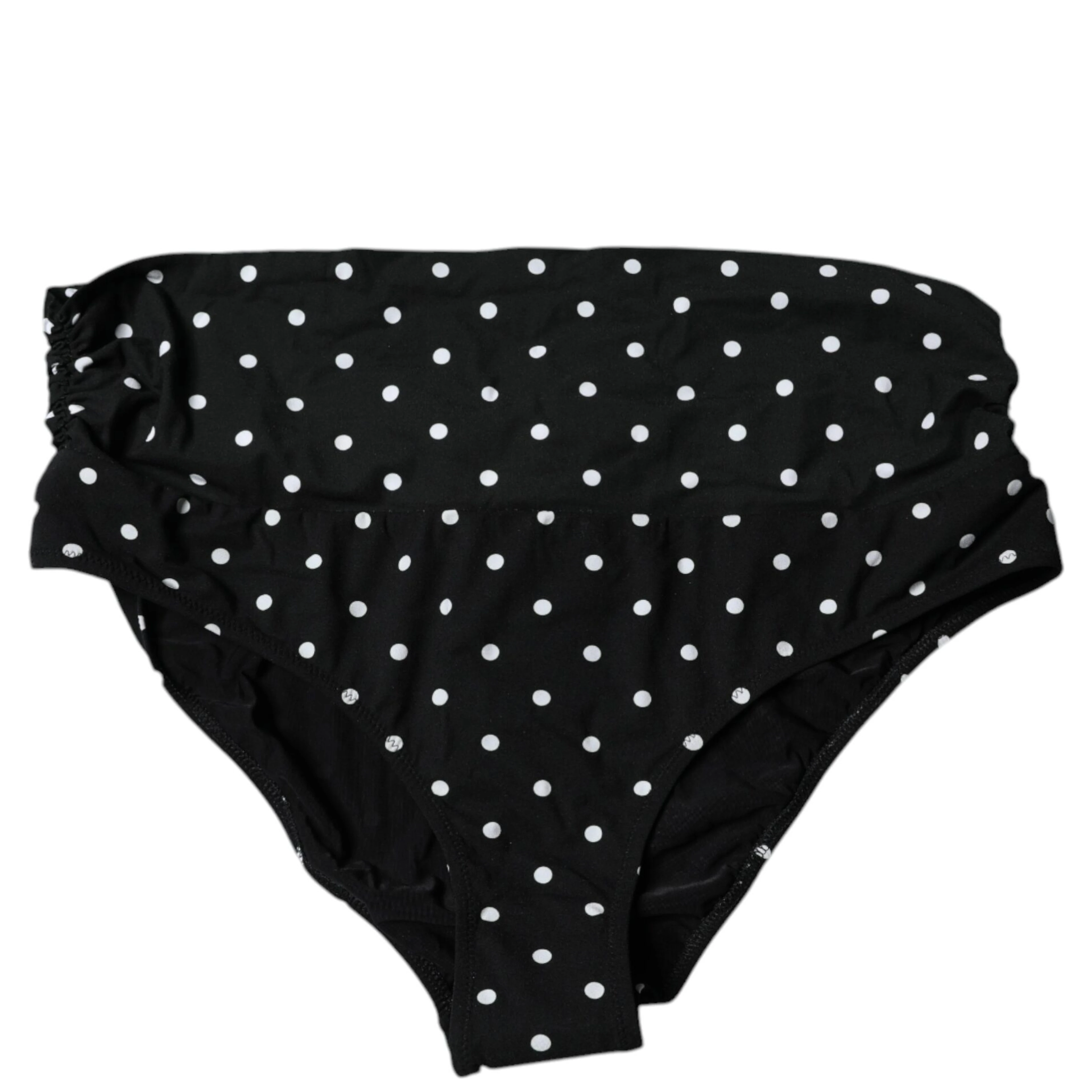 Black Polka Dot Swimsuit Bikini Bottom Swimwear