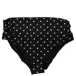 Black Polka Dot Swimsuit Bikini Bottom Swimwear
