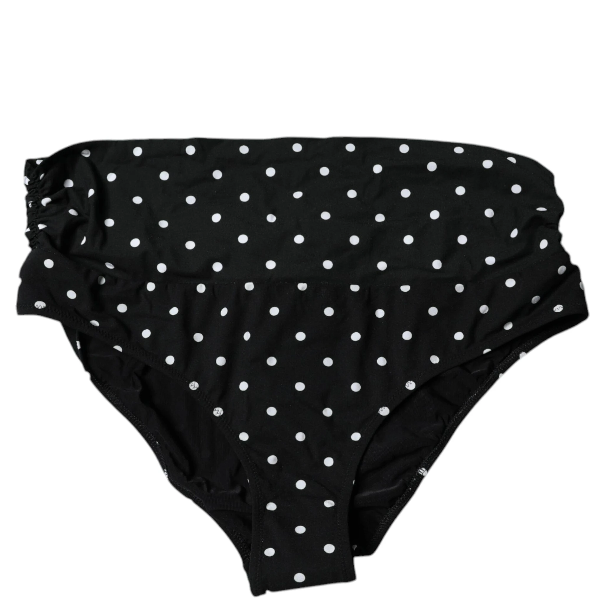 Black Polka Dot Swimsuit Bikini Bottom Swimwear