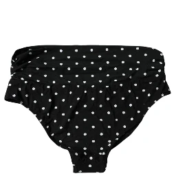 Black Polka Dot Swimsuit Bikini Bottom Swimwear