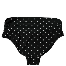 Black Polka Dot Swimsuit Bikini Bottom Swimwear