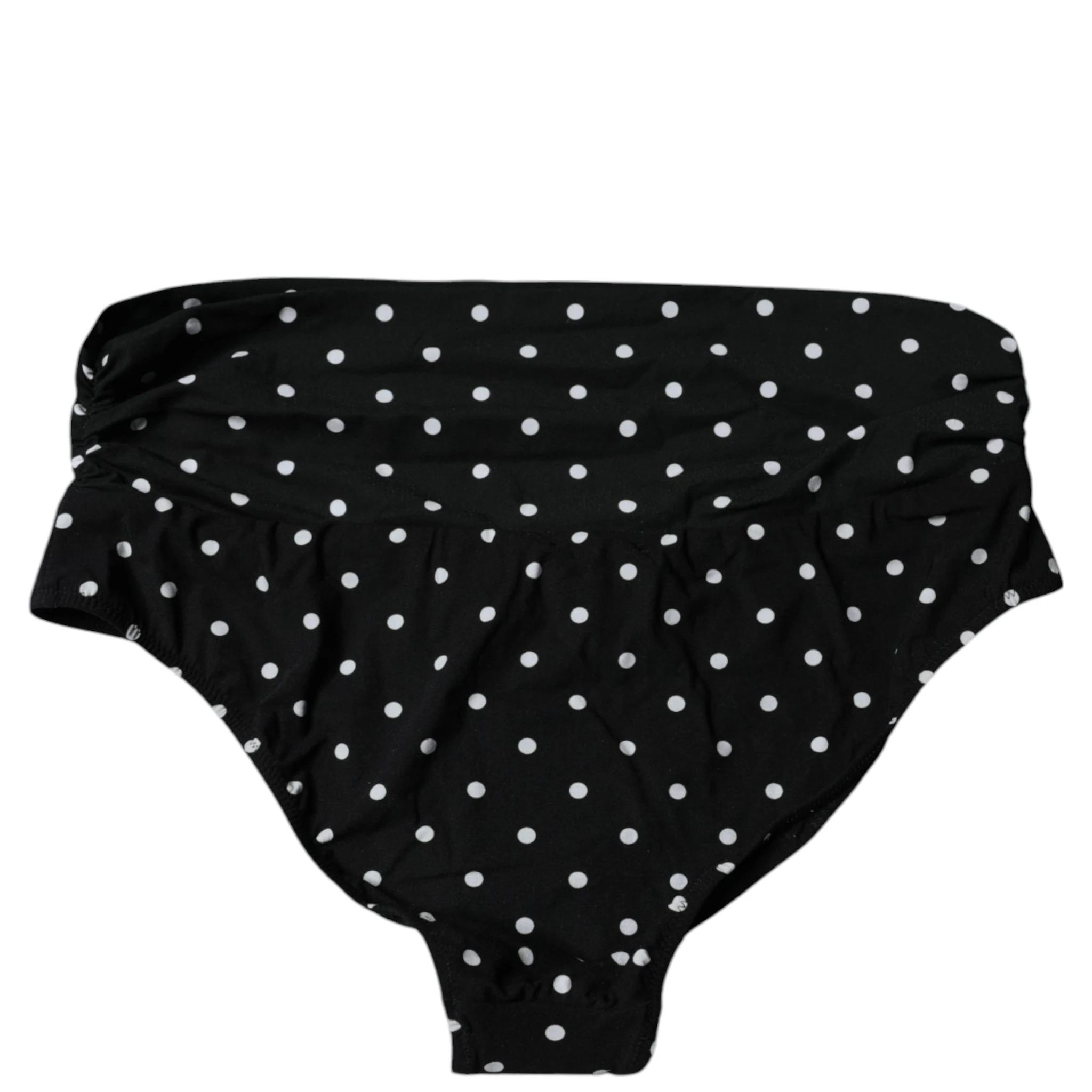 Black Polka Dot Swimsuit Bikini Bottom Swimwear