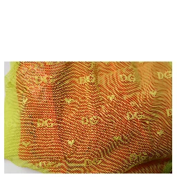 Red Yellow Tulle Mid Waist Panty Underwear