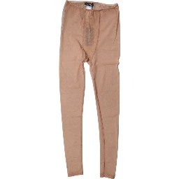 Nude Beige Logo Lace Lingerie Pants Underwear