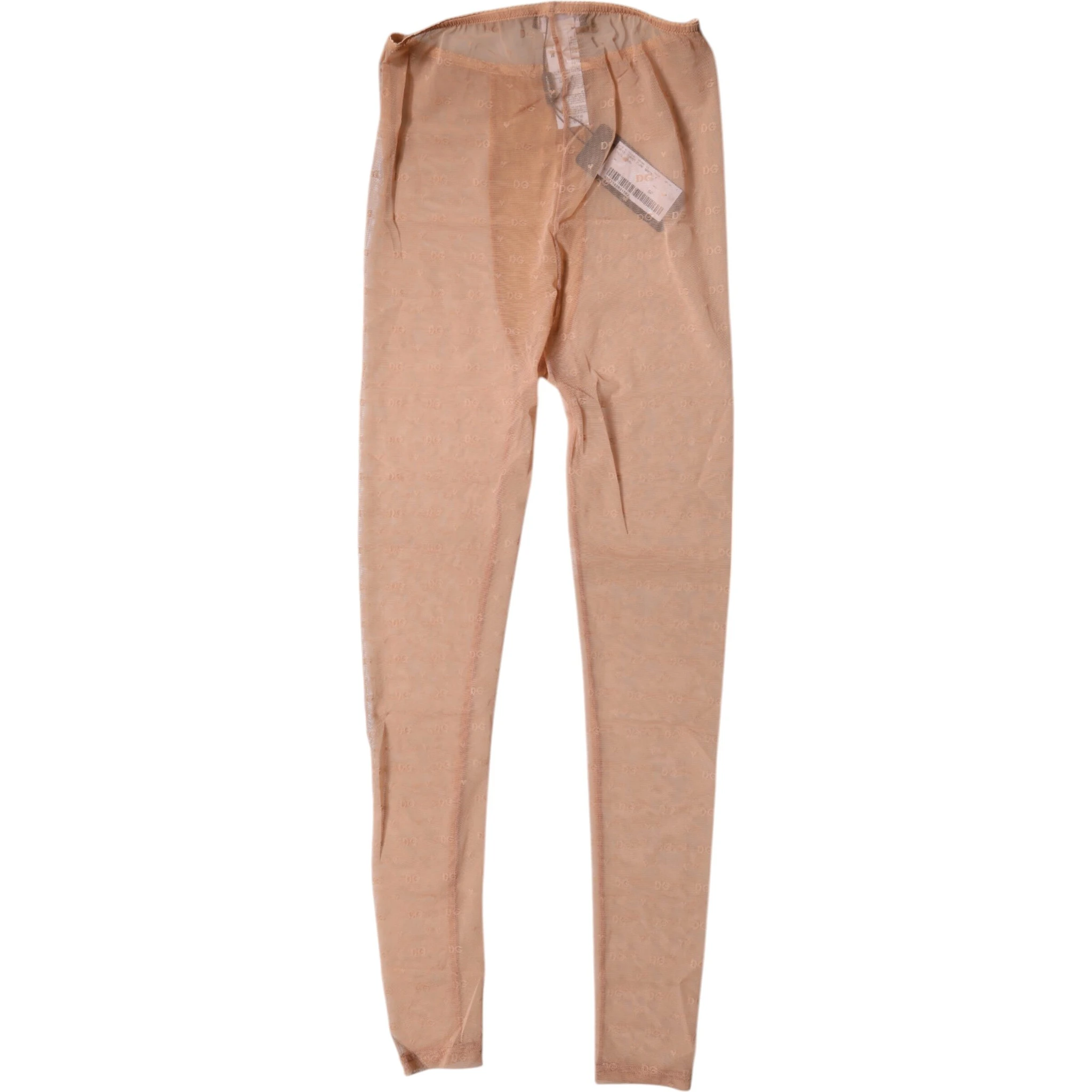 Nude Beige Logo Lace Lingerie Pants Underwear