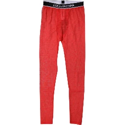 Red Logo Lace Lingerie Tight Pants Underwear