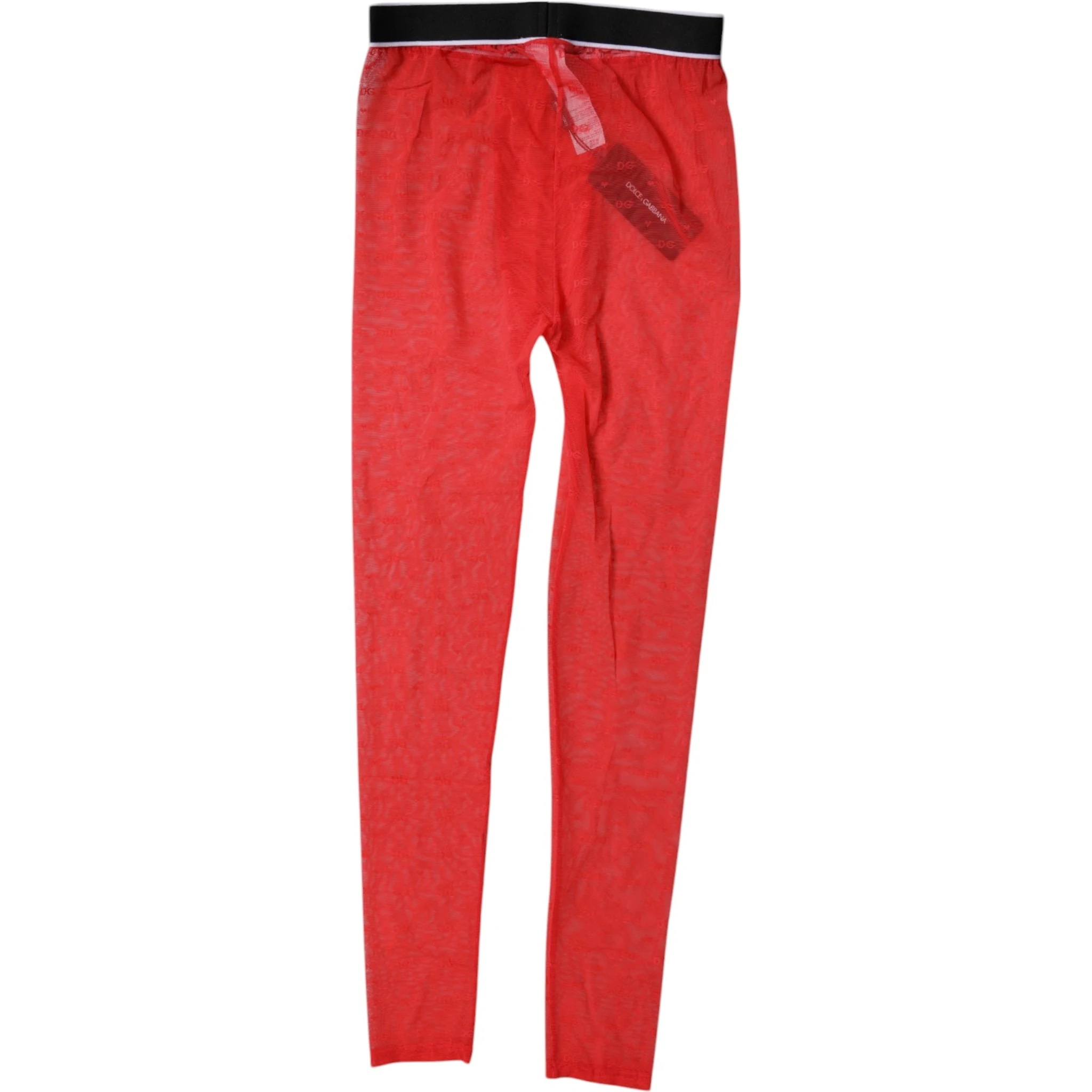 Red Logo Lace Lingerie Tight Pants Underwear