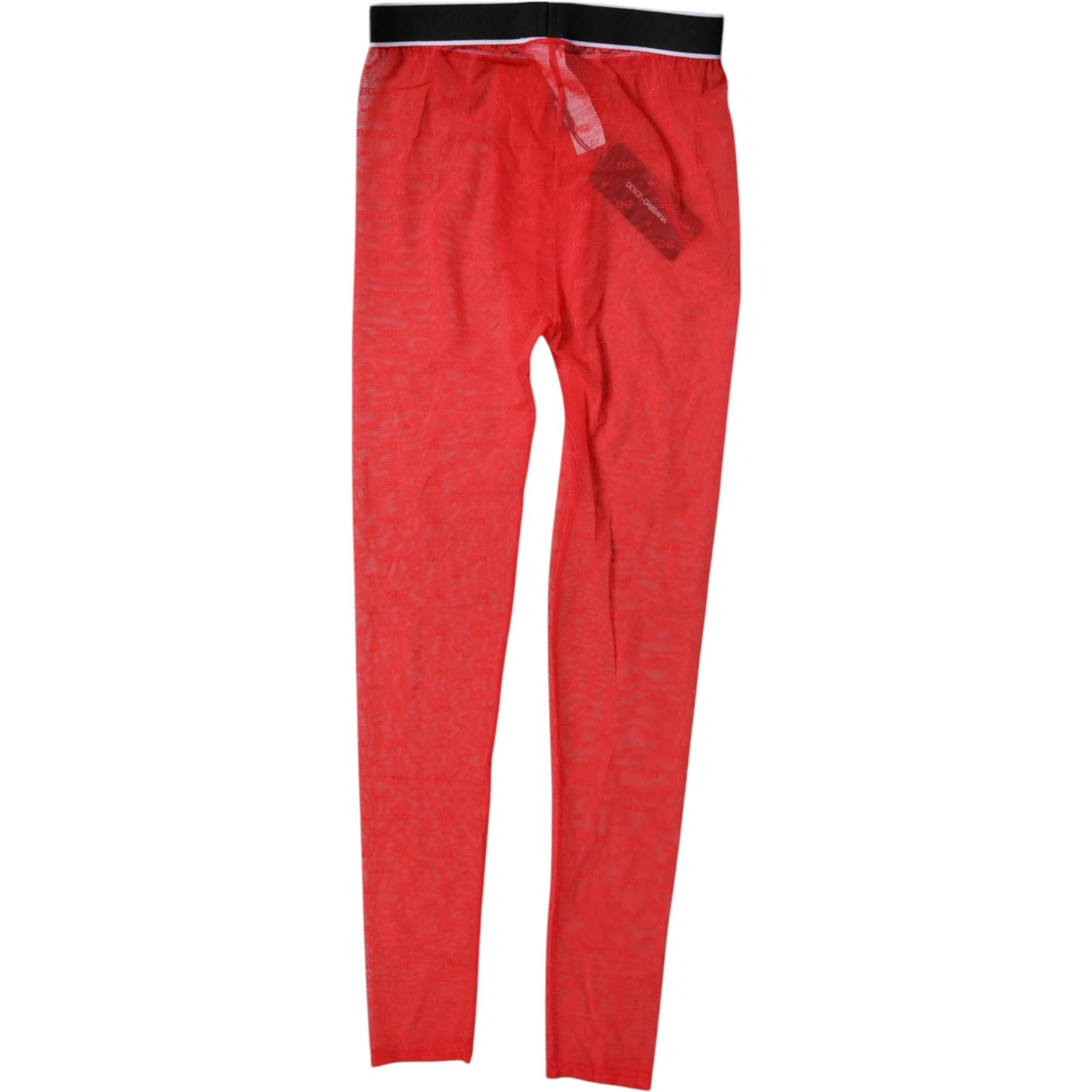 Red Logo Lace Lingerie Tight Pants Underwear