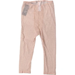 Beige Logo Lace Lingerie Cropped Tights Underwear