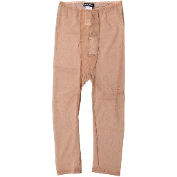 Brown Logo Lace Lingerie Cropped Tight Underwear