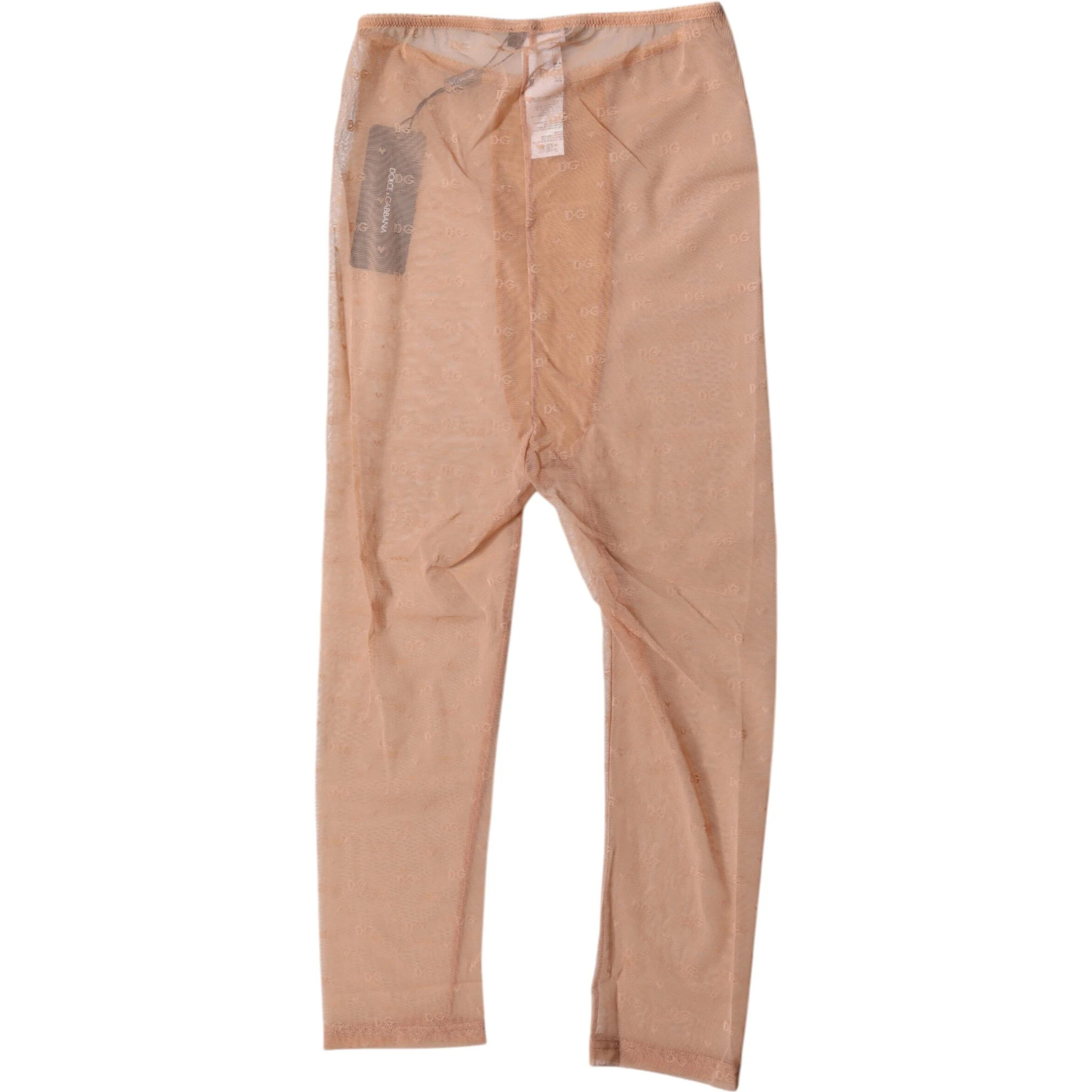 Brown Logo Lace Lingerie Cropped Tight Underwear