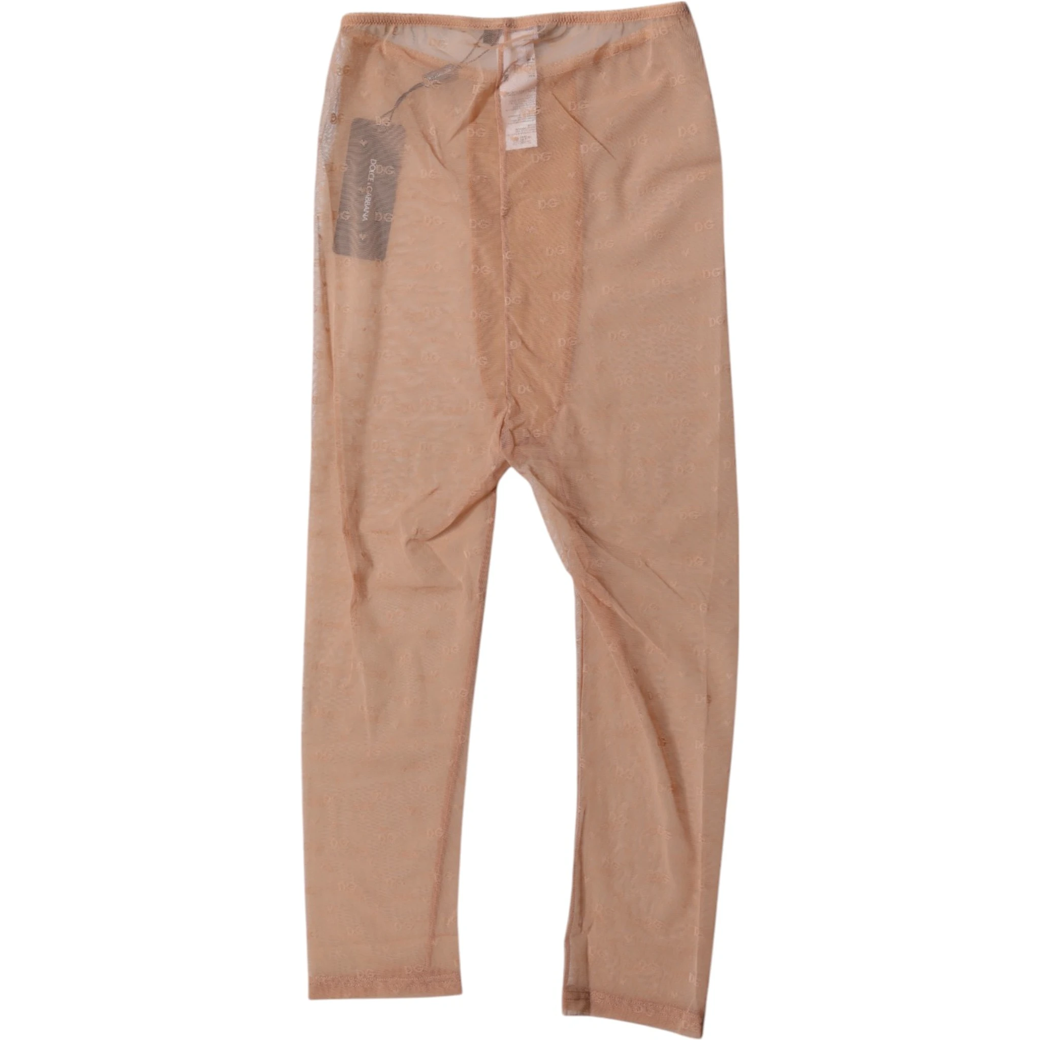 Brown Logo Lace Lingerie Cropped Tight Underwear