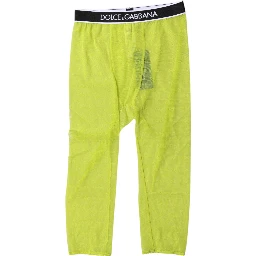 Green DG Logo Nylon Cropped Tights Underwear