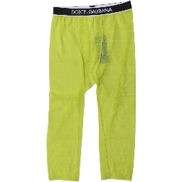 Green DG Logo Nylon Cropped Tights Underwear