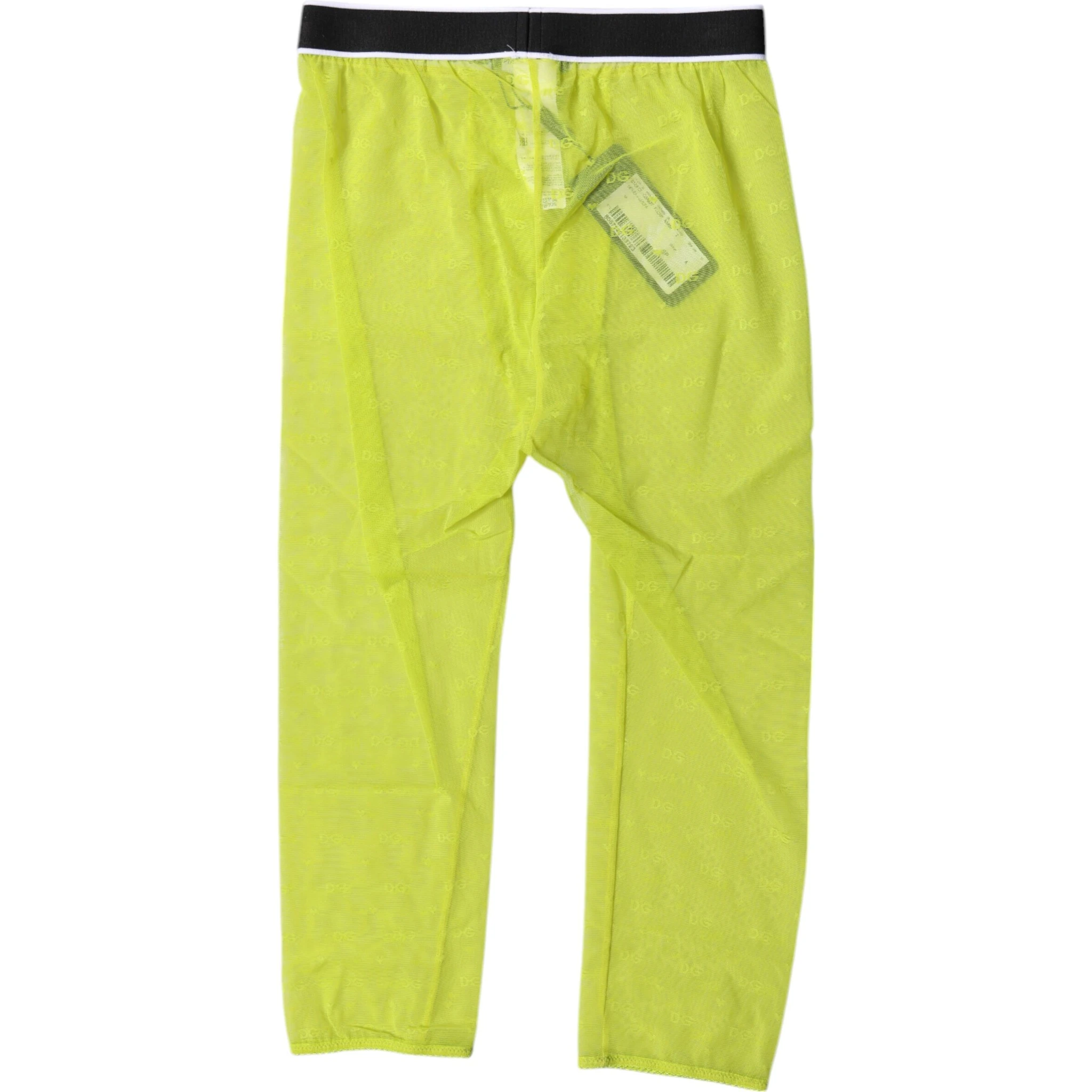 Green DG Logo Nylon Cropped Tights Underwear