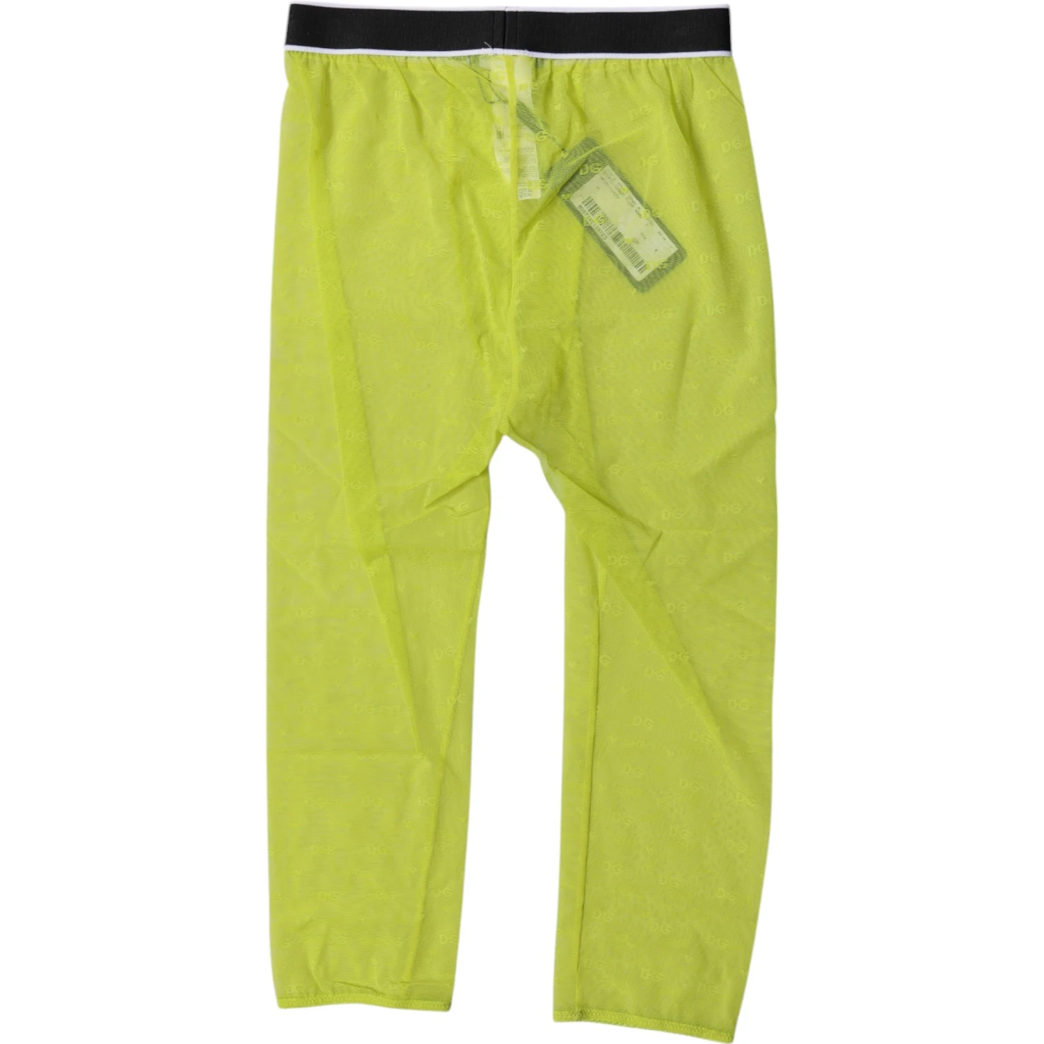 Green DG Logo Nylon Cropped Tights Underwear