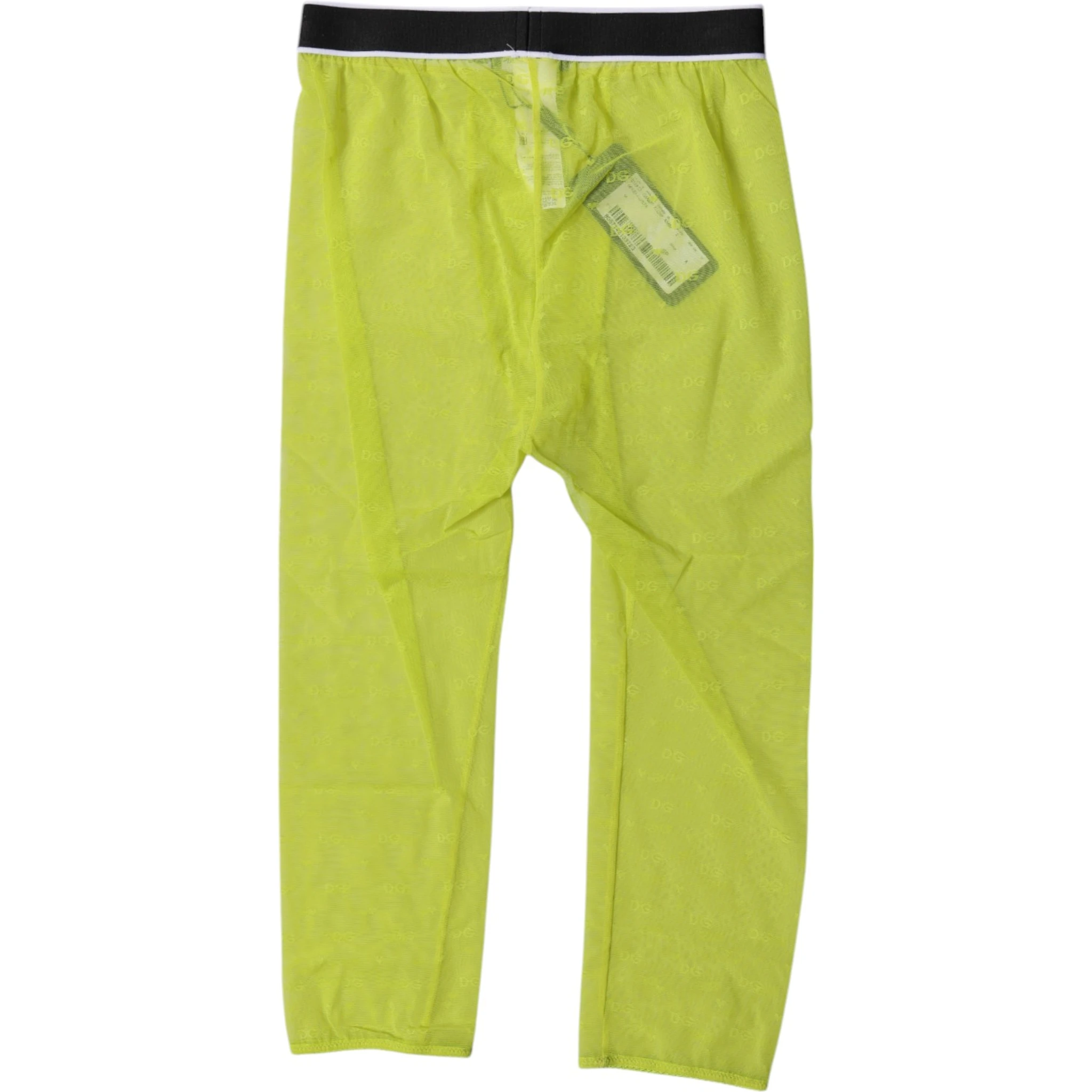 Green DG Logo Nylon Cropped Tights Underwear