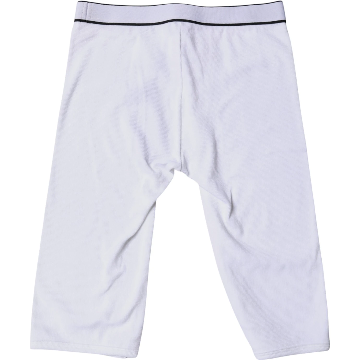 White Logo Cotton Cropped Tights Underwear