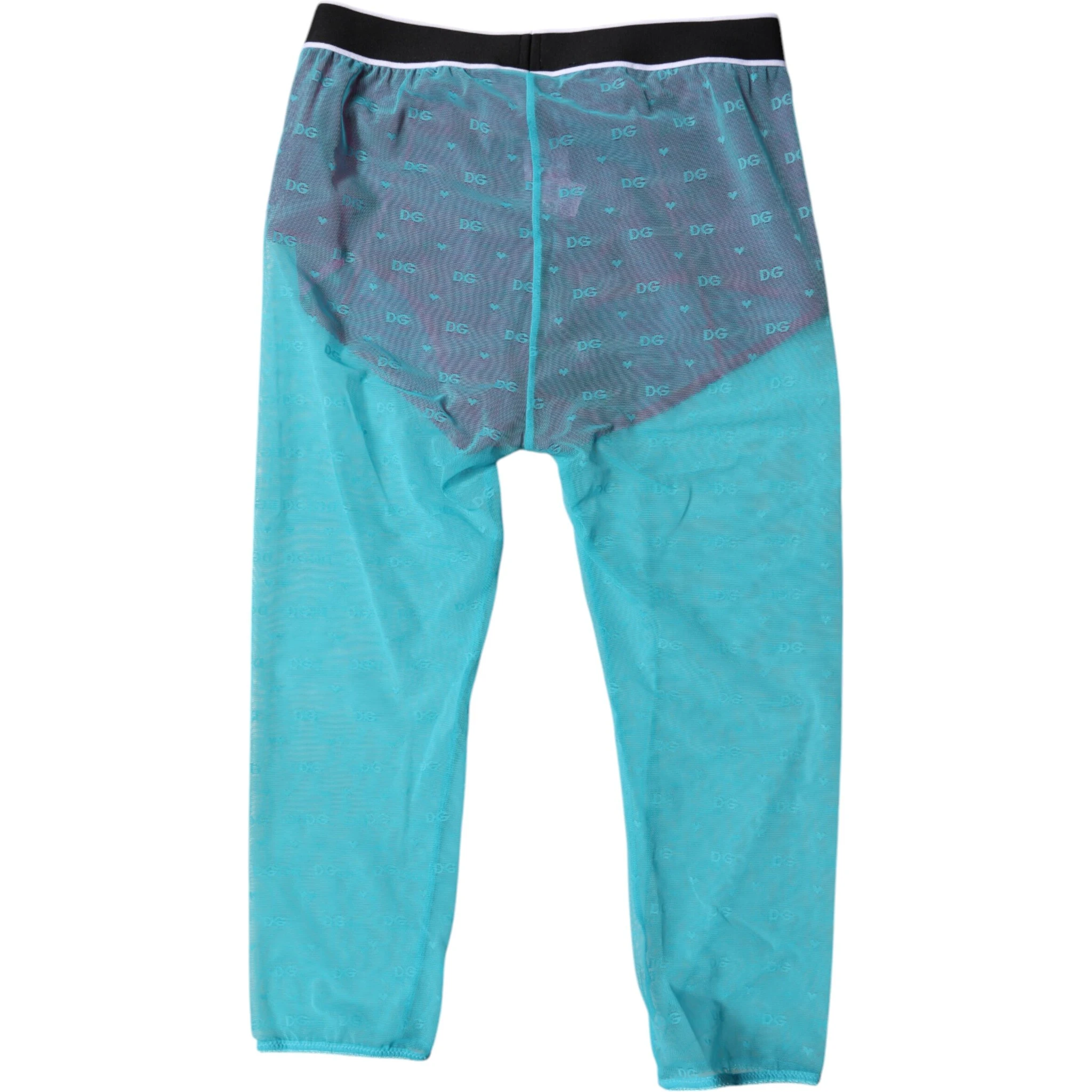 Blue Fuchsia Logo Lingerie Cropped Underwear