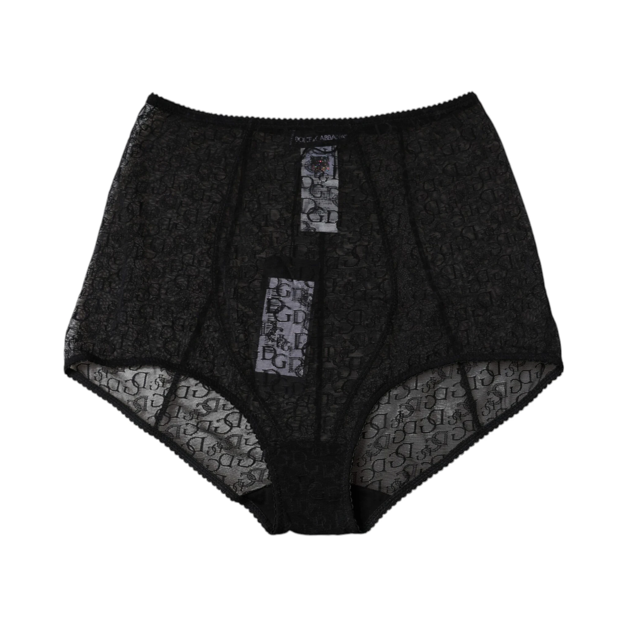 Black Logo Girdle High Waist Panty Underwear