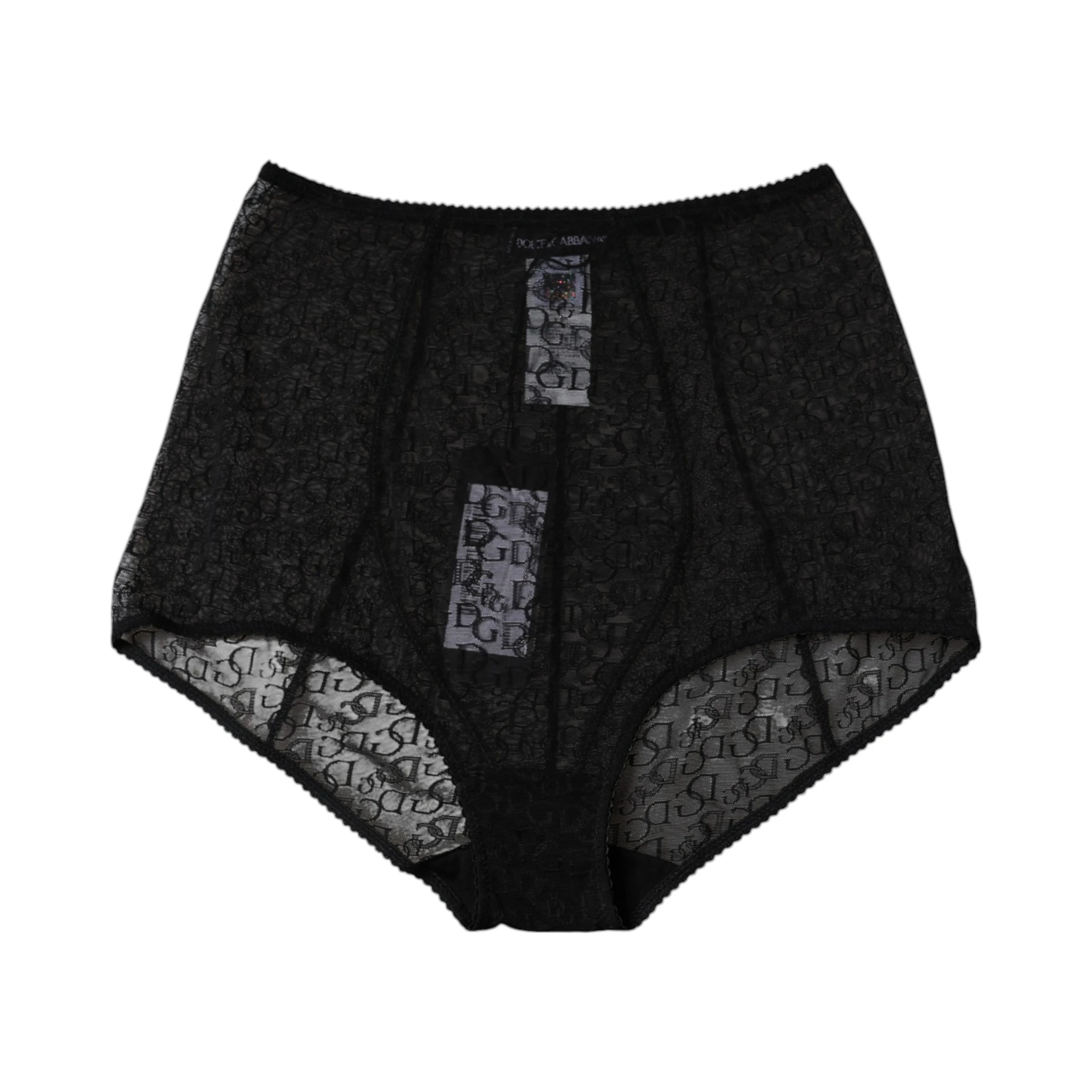 Black Logo Girdle High Waist Panty Underwear