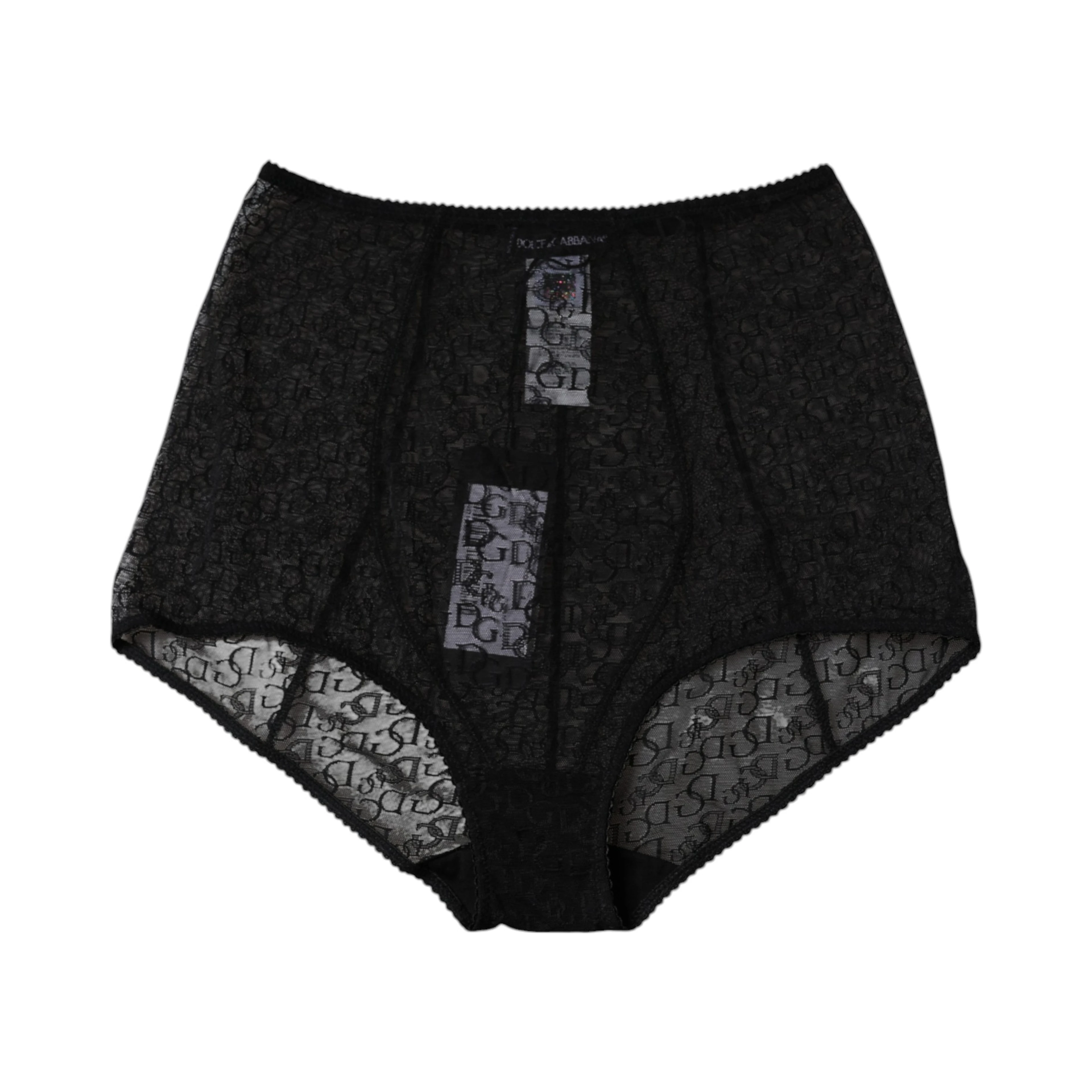 Black Logo Girdle High Waist Panty Underwear