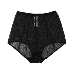 Black Logo Girdle High Waist Panty Underwear