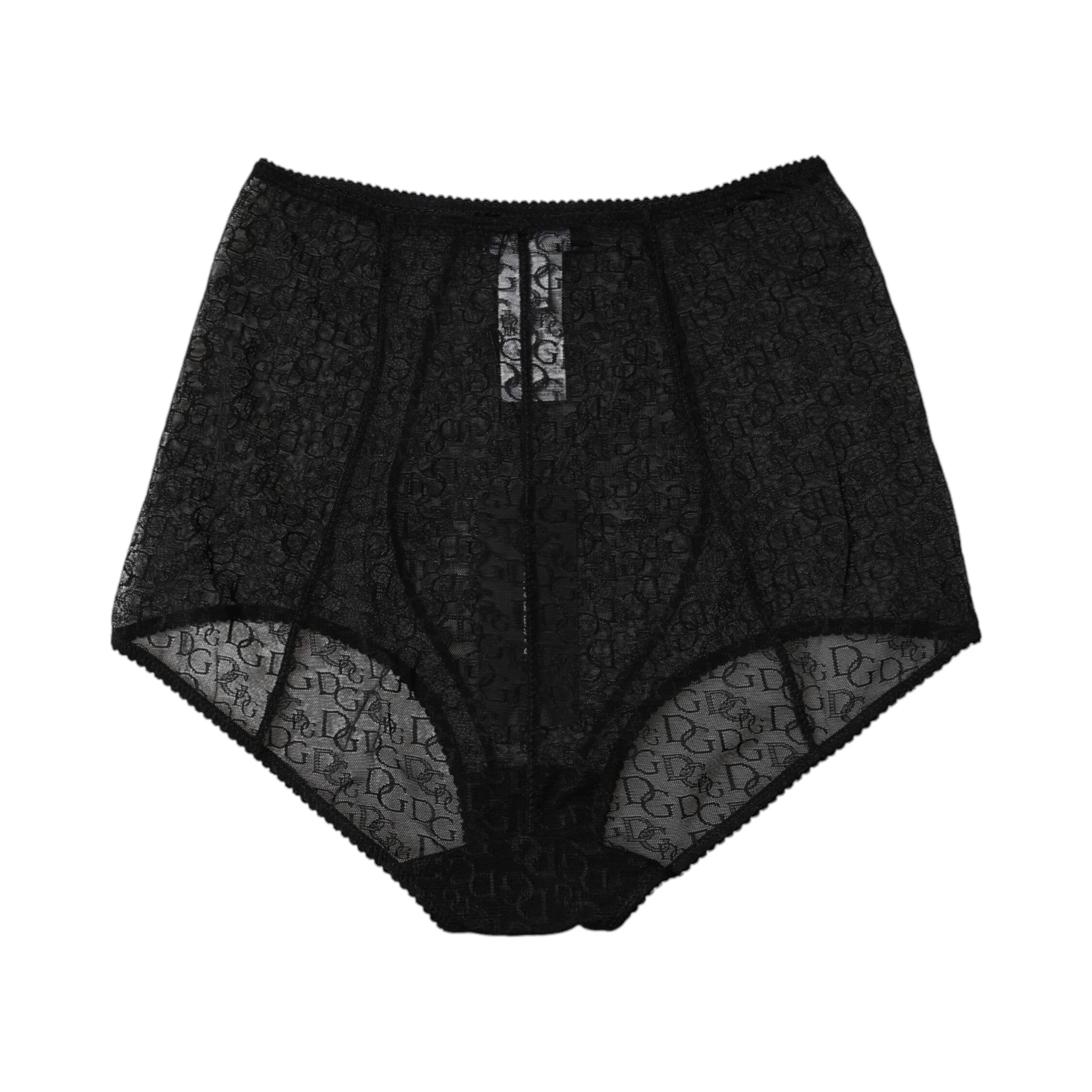 Black Logo Girdle High Waist Panty Underwear