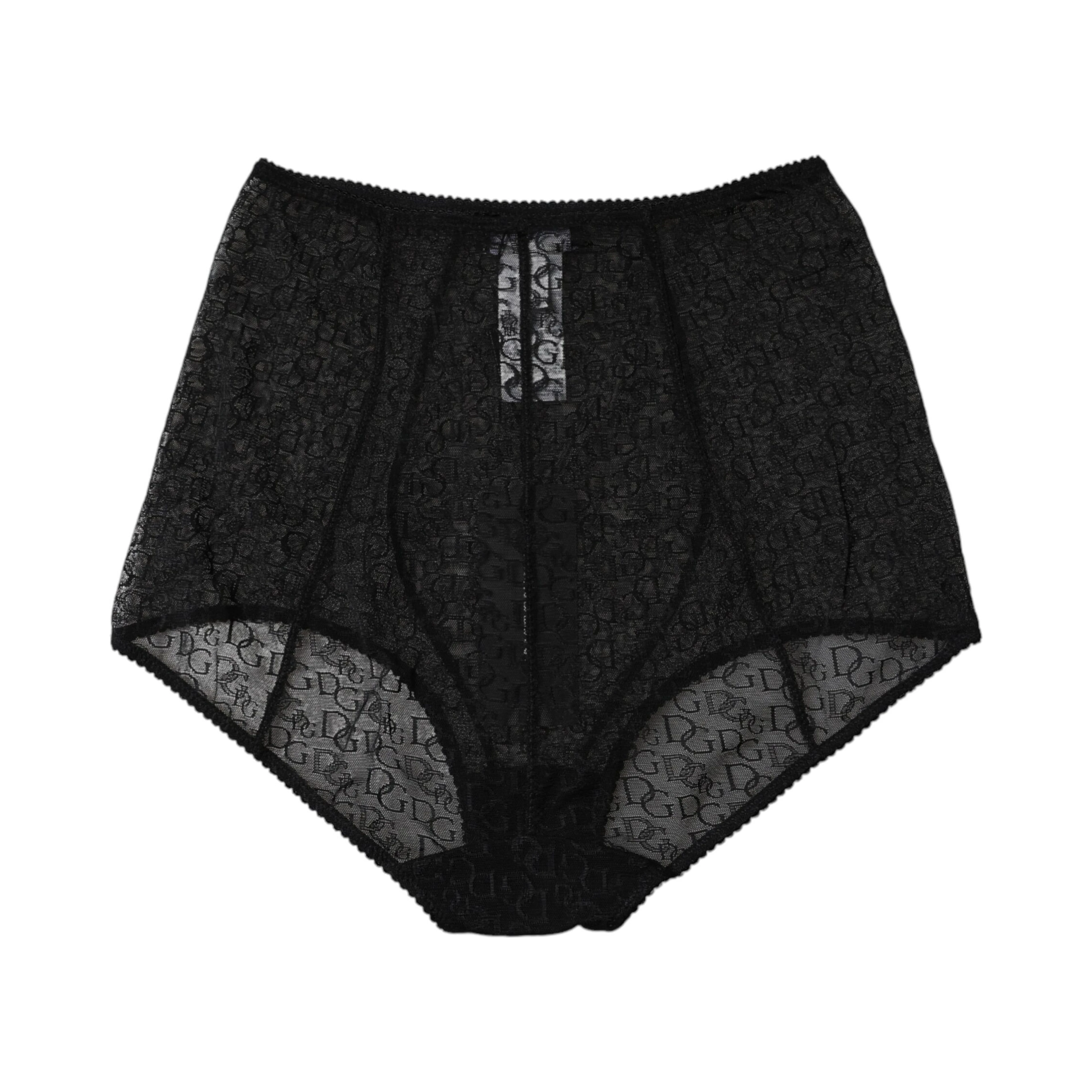 Black Logo Girdle High Waist Panty Underwear