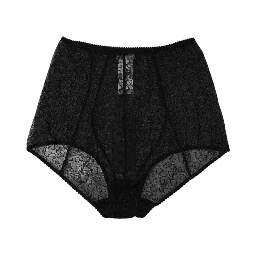 Black Logo Girdle High Waist Panty Underwear