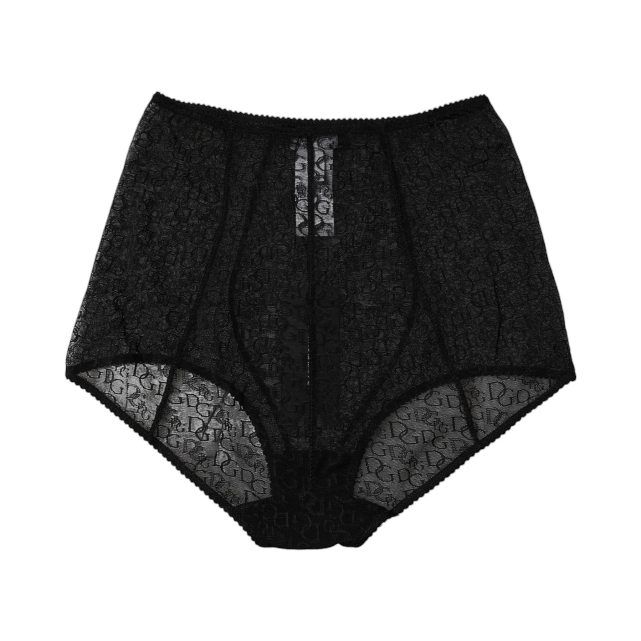 Black Logo Girdle High Waist Panty Underwear