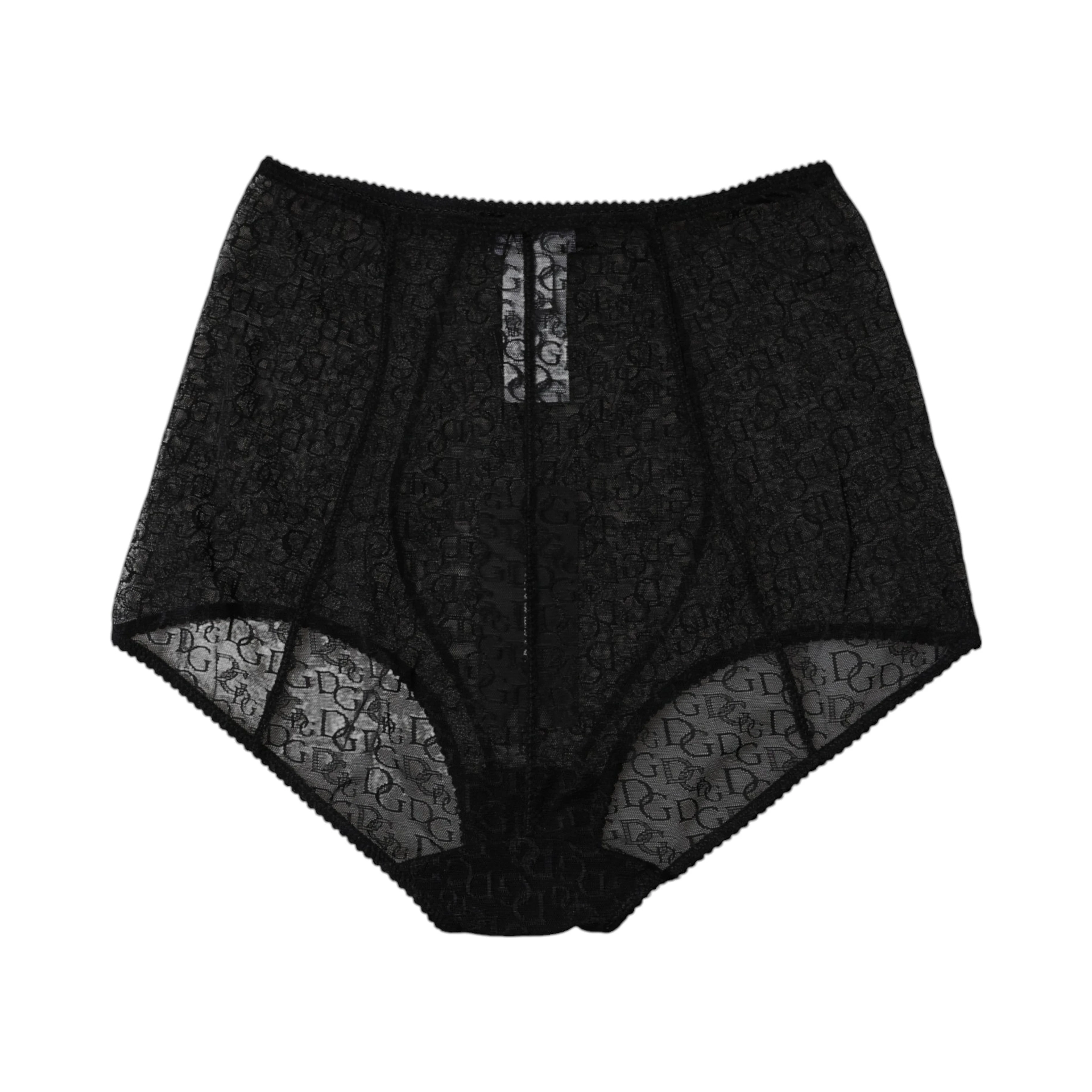 Black Logo Girdle High Waist Panty Underwear