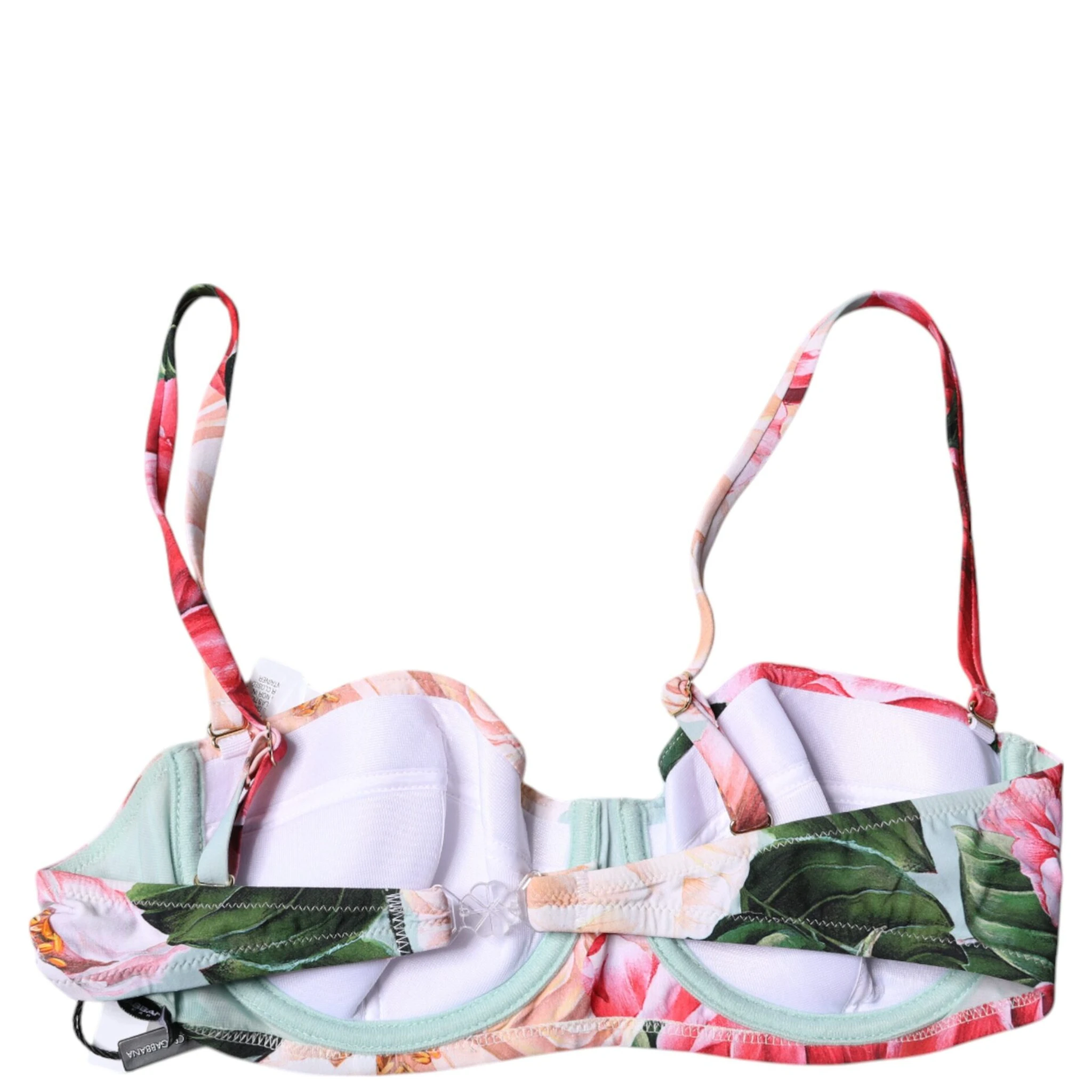 Multicolor Floral Padded Balconette Bra Underwear