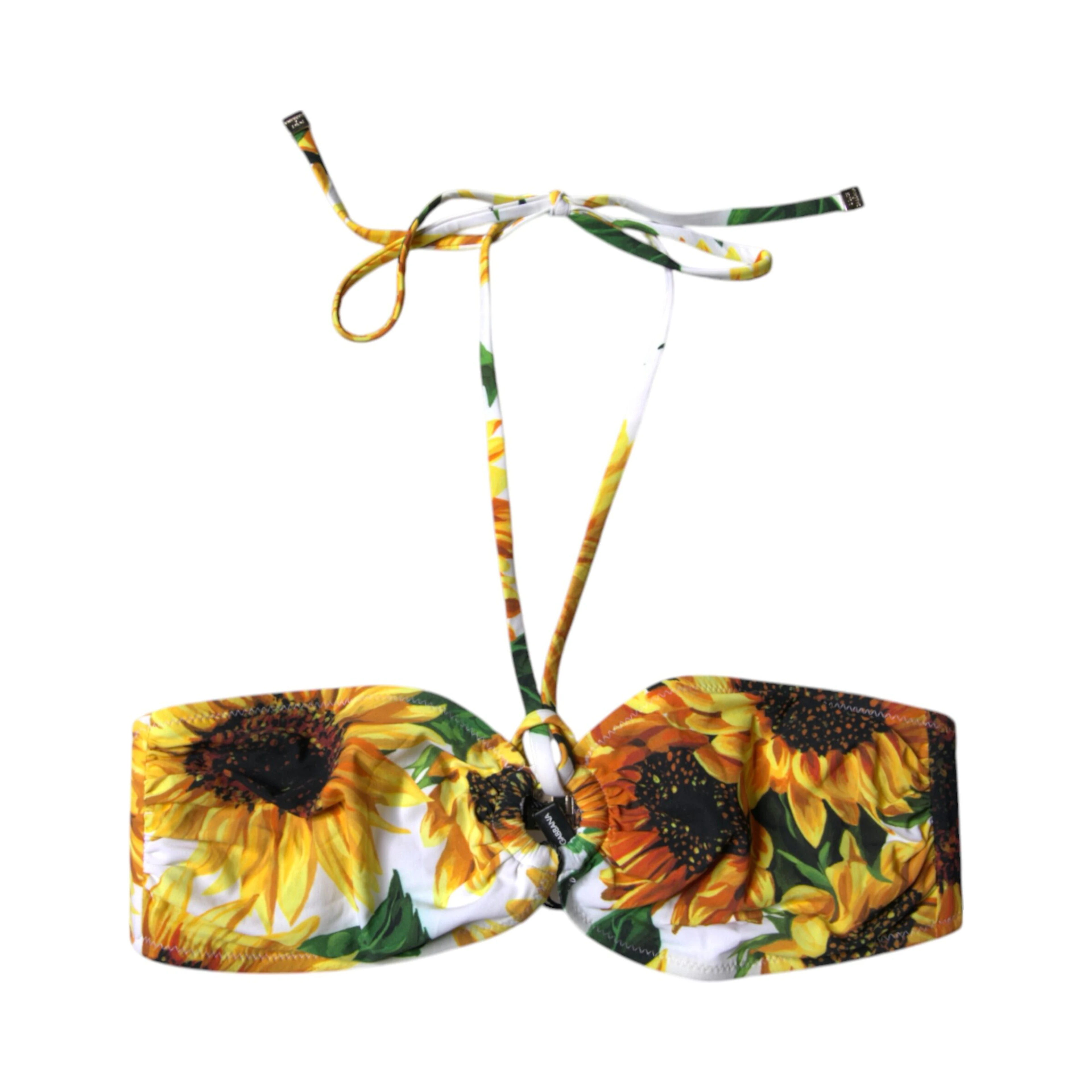 Multicolor Floral Halter Beachwear Bikini Top Swimwear