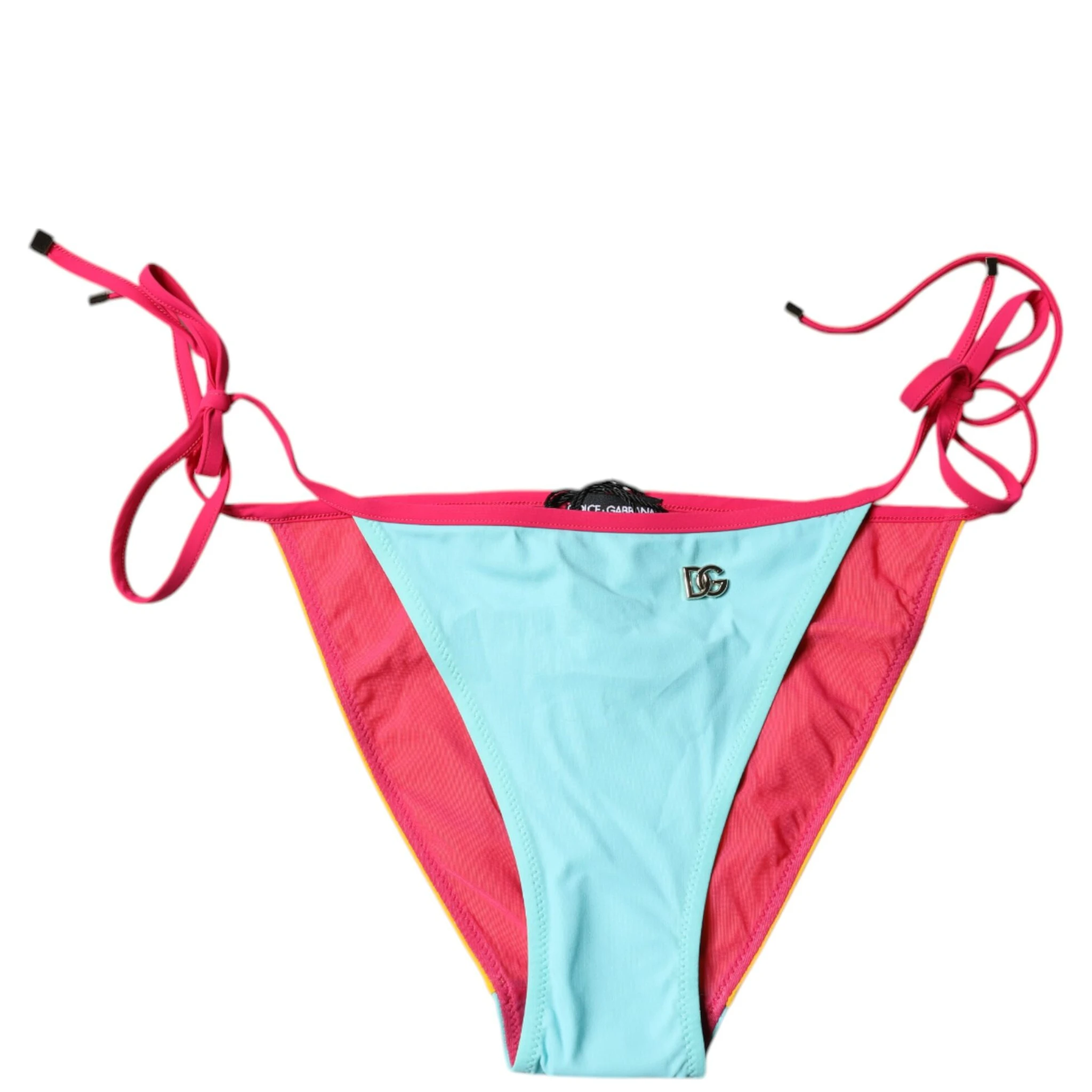 Multicolor Logo Swimsuit Bikini Bottom Swimwear