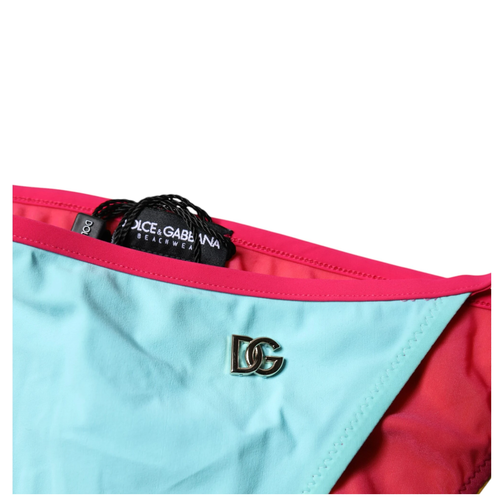 Multicolor Logo Swimsuit Bikini Bottom Swimwear