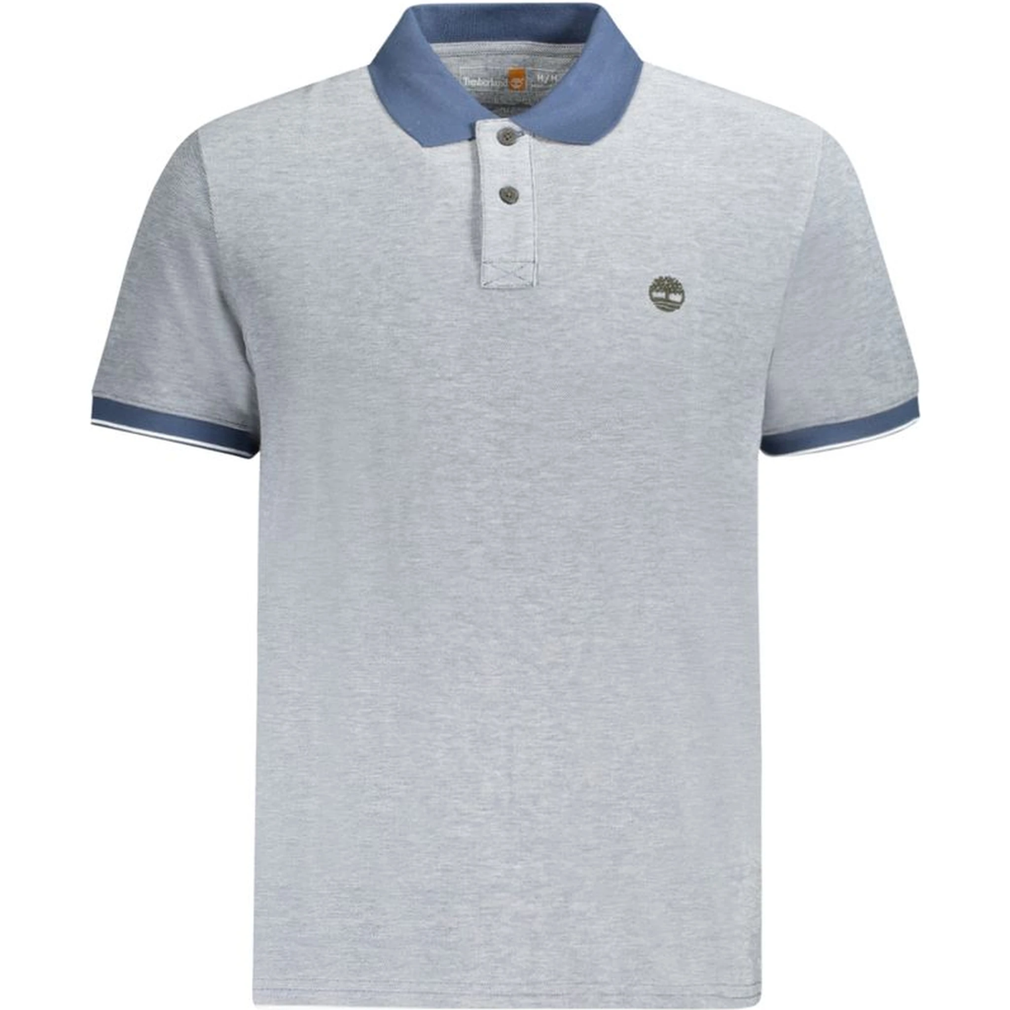 Blue Cotton Polo Shirt