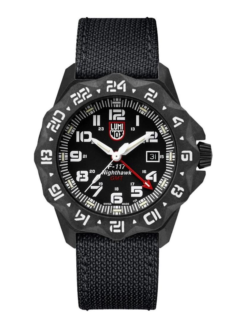 Black Fabric Sport Watch