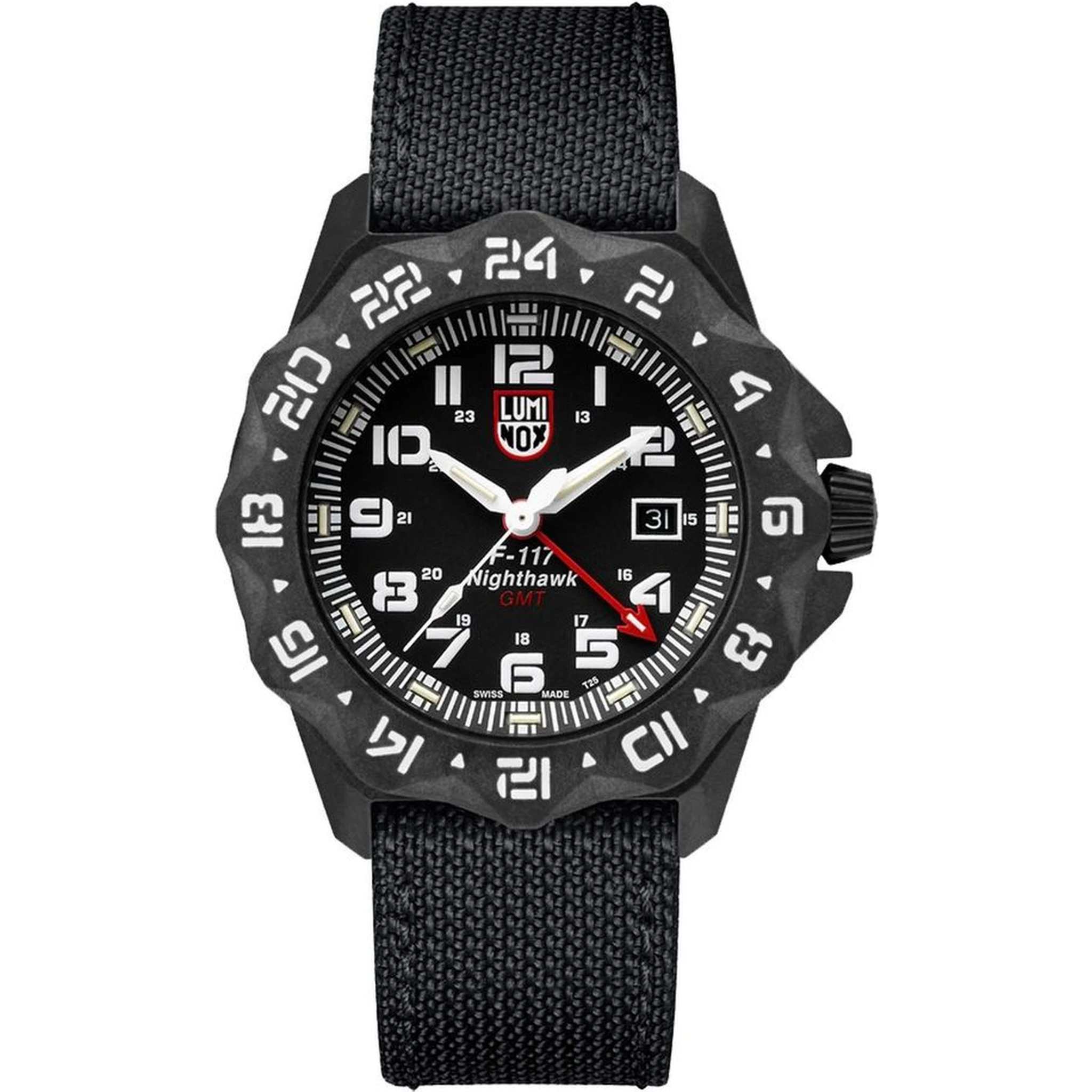 Black Fabric Sport Watch